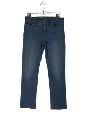 J Jill Jeans Women's 10 Blue Authentic Fit Slim Leg Stretch Denim 5 Pockets